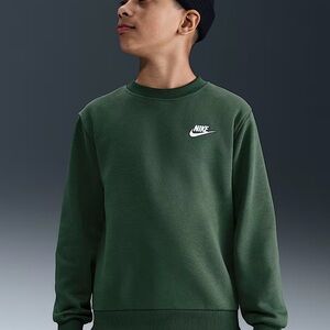 Nike youth Forest Green Club Fleece sweatshirt